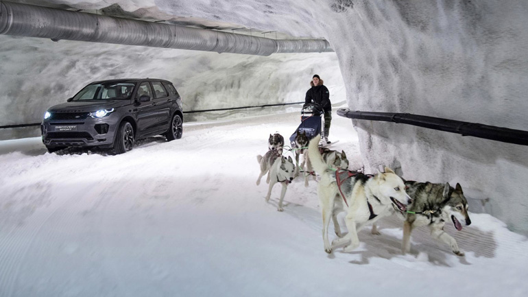 Το Discovery Sport εναντίον χάσκι στον πάγο!